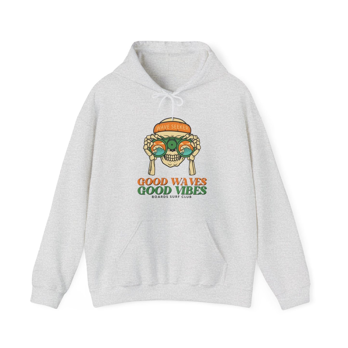 Wave Seeker Front Print Hoodie